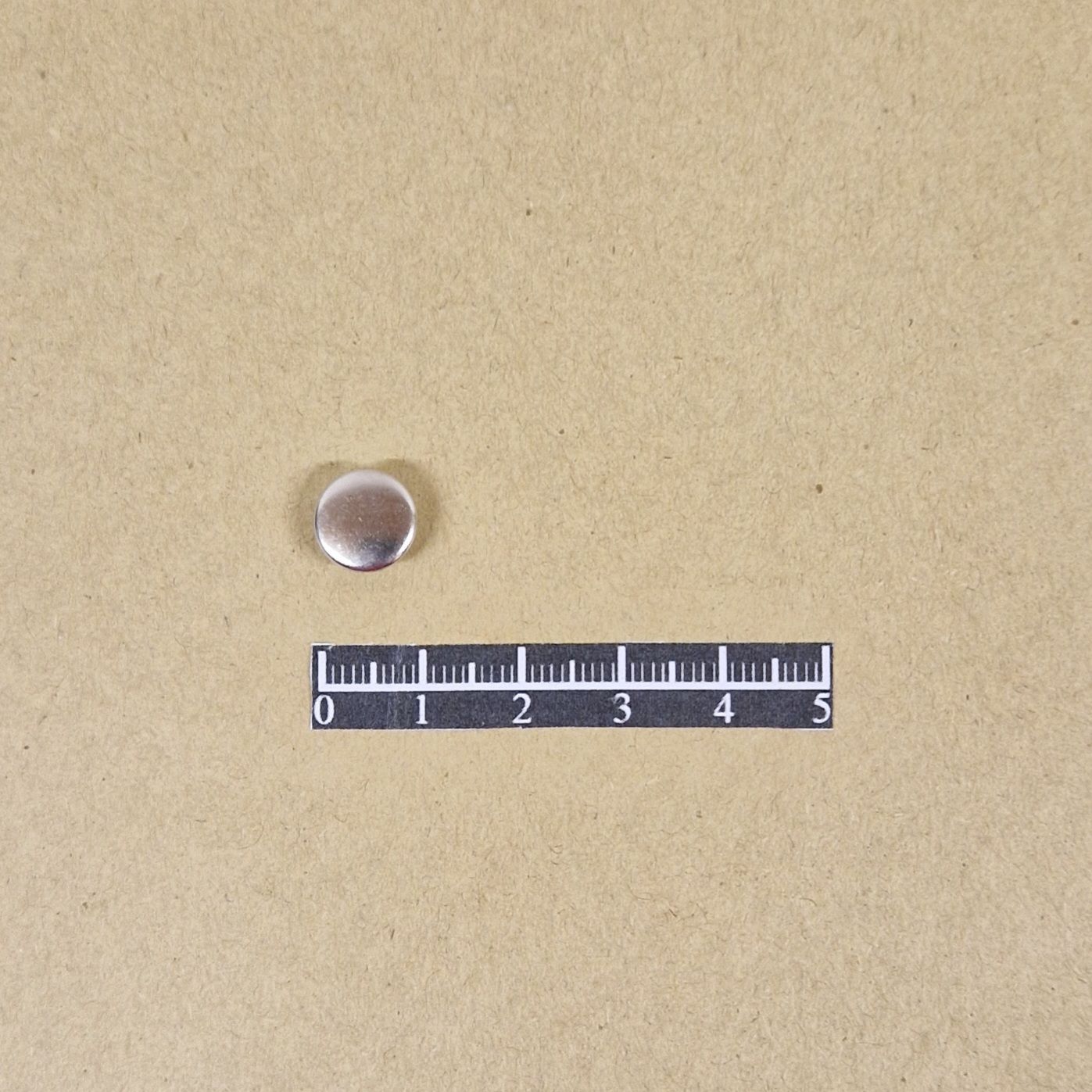 Ensemble pression Ø10mm Laiton Nickel - x 50