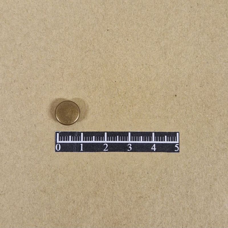 Ensemble pression Ø10mm Laiton Vieux Laiton - x 50