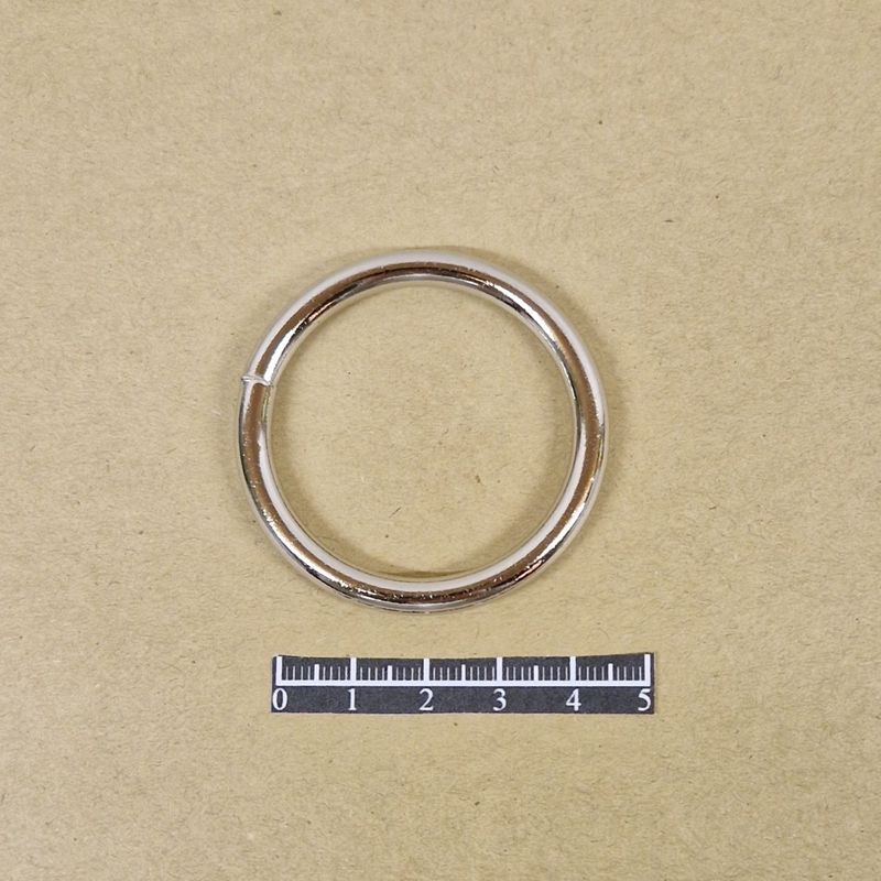 Anneau soudé 40x50 Nickel - x 10