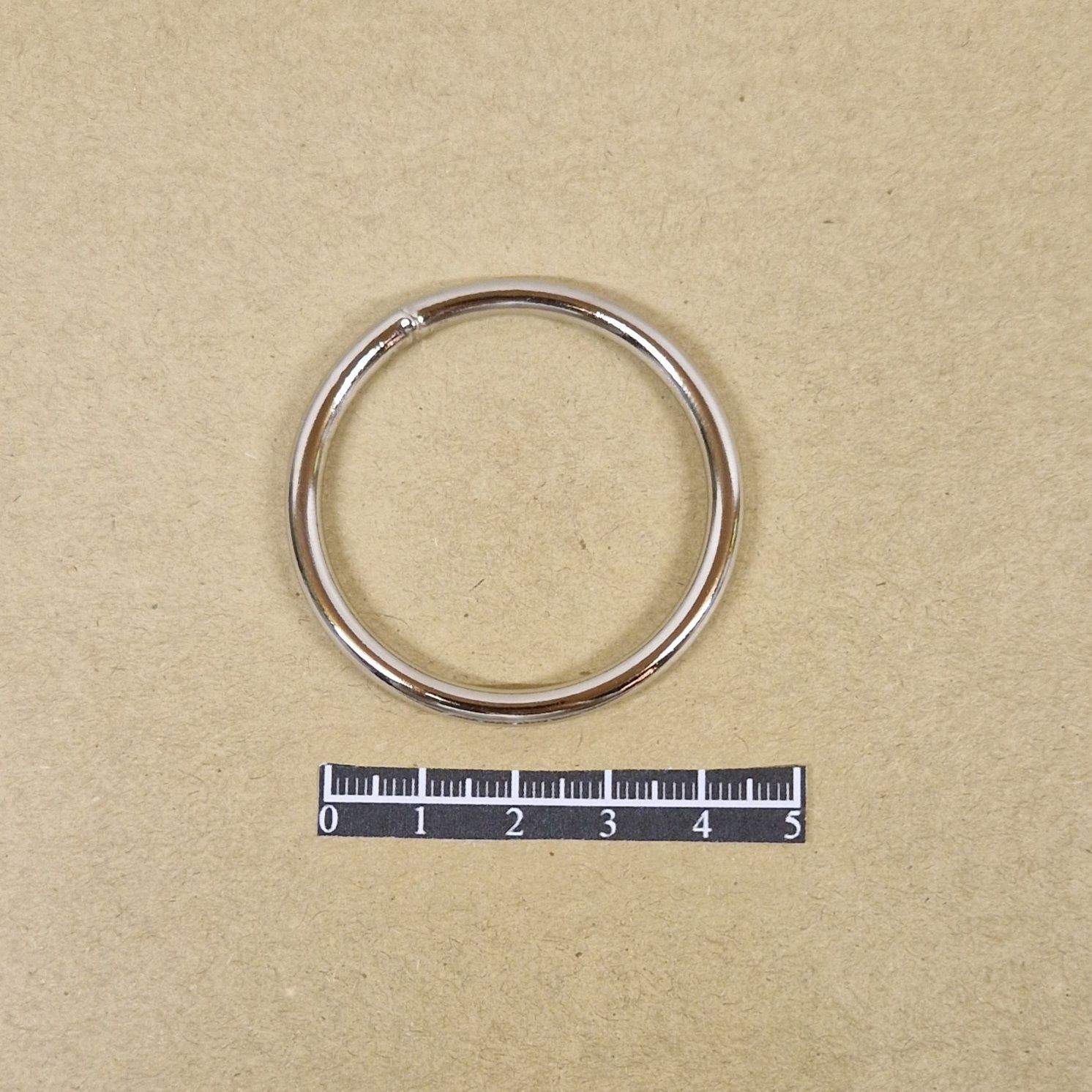 Anneau soudé 40x40 Nickel - x 10
