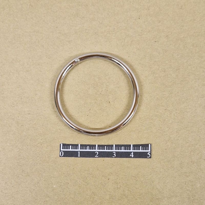 Anneau soudé 40x40 Nickel - x 10