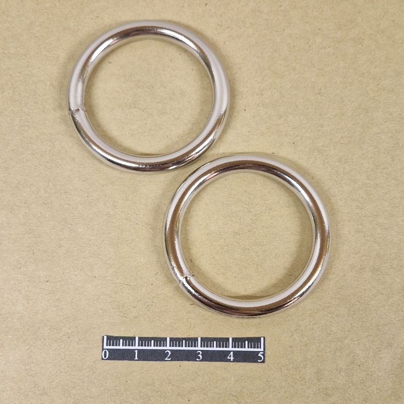 Anneau soudé 40x60 Nickel - x 10