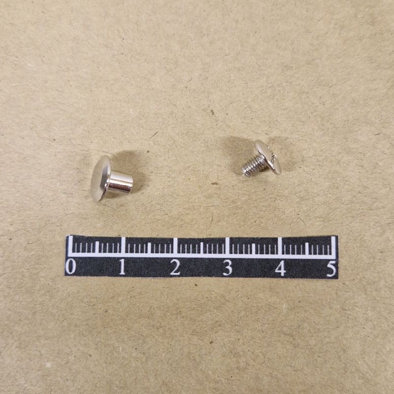 Vis jumelle 5mm Nickel - x 20