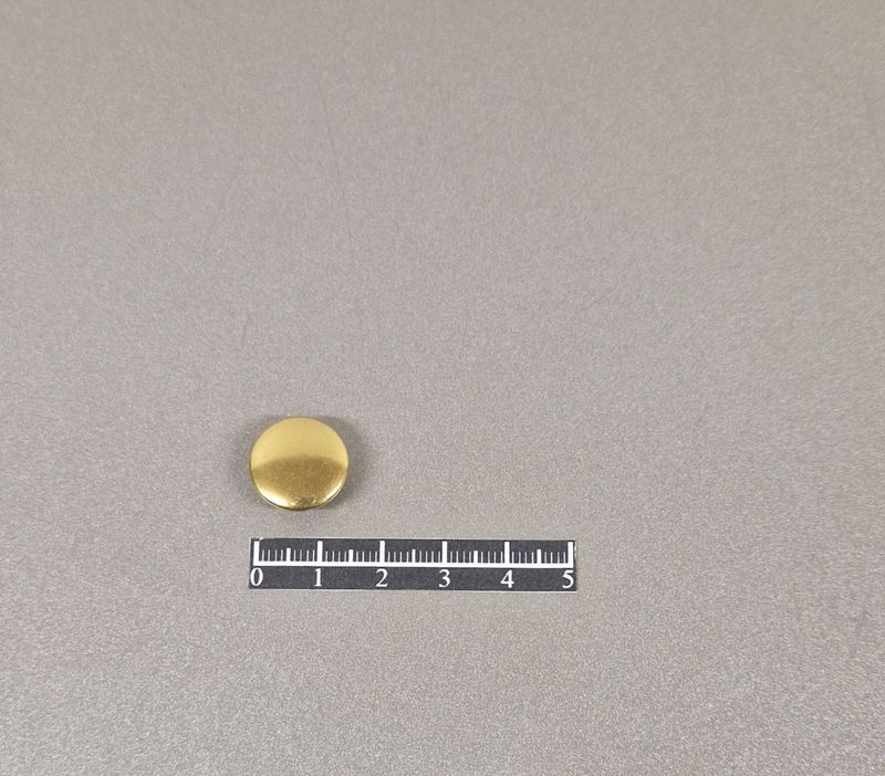 Ensemble pression Ø15,5mm Laiton Jaune - x 50