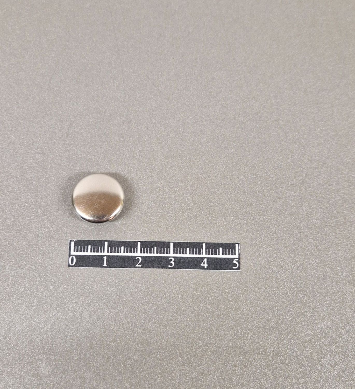 Ensemble pression Ø15,5mm Laiton Nickel  - x 50