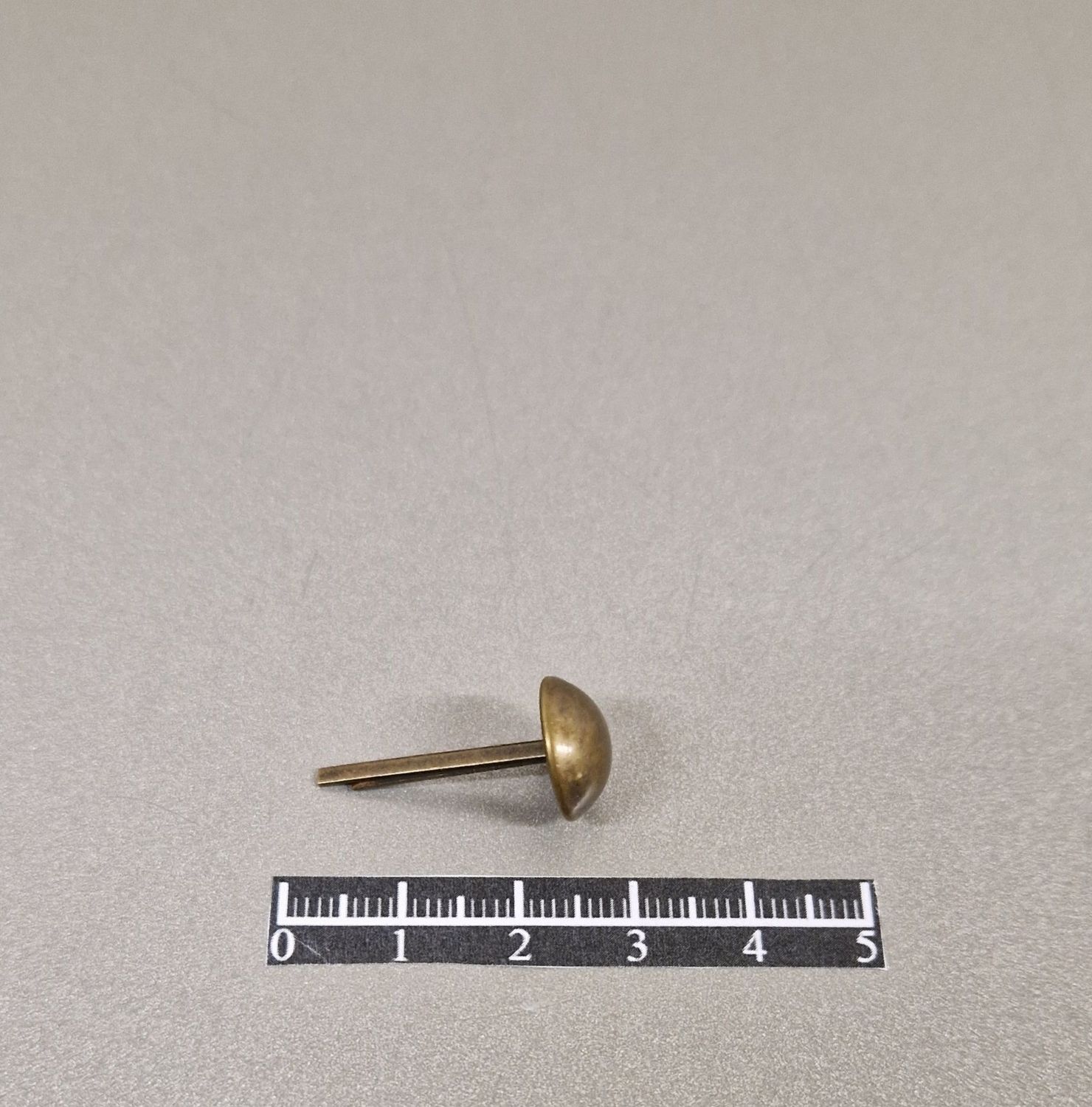 Bullette ronde 12mm Vieux Laiton - x 30