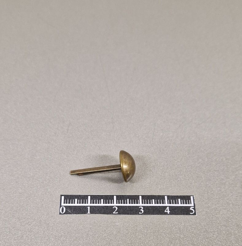 Bullette ronde 12mm Vieux Laiton - x 30