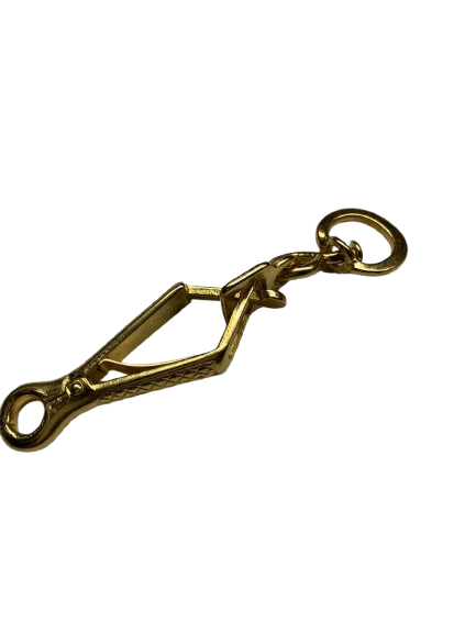 Mousqueton pince 70 Doré - x 1 Mousqueton pince 70 Doré - x 1