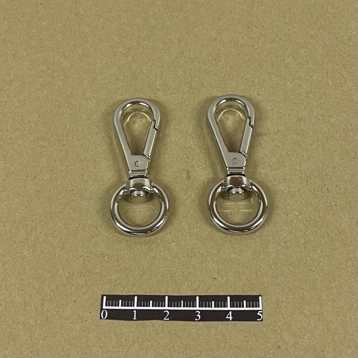 Mousqueton 310/12 - x 2, Finition: Nickel