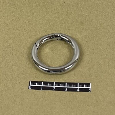 Mousqueton rond 30mm - x 2 Mousqueton rond 30mm - x 2