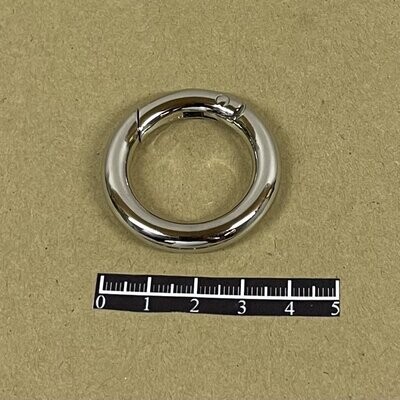 Mousqueton rond 25mm - x 2
