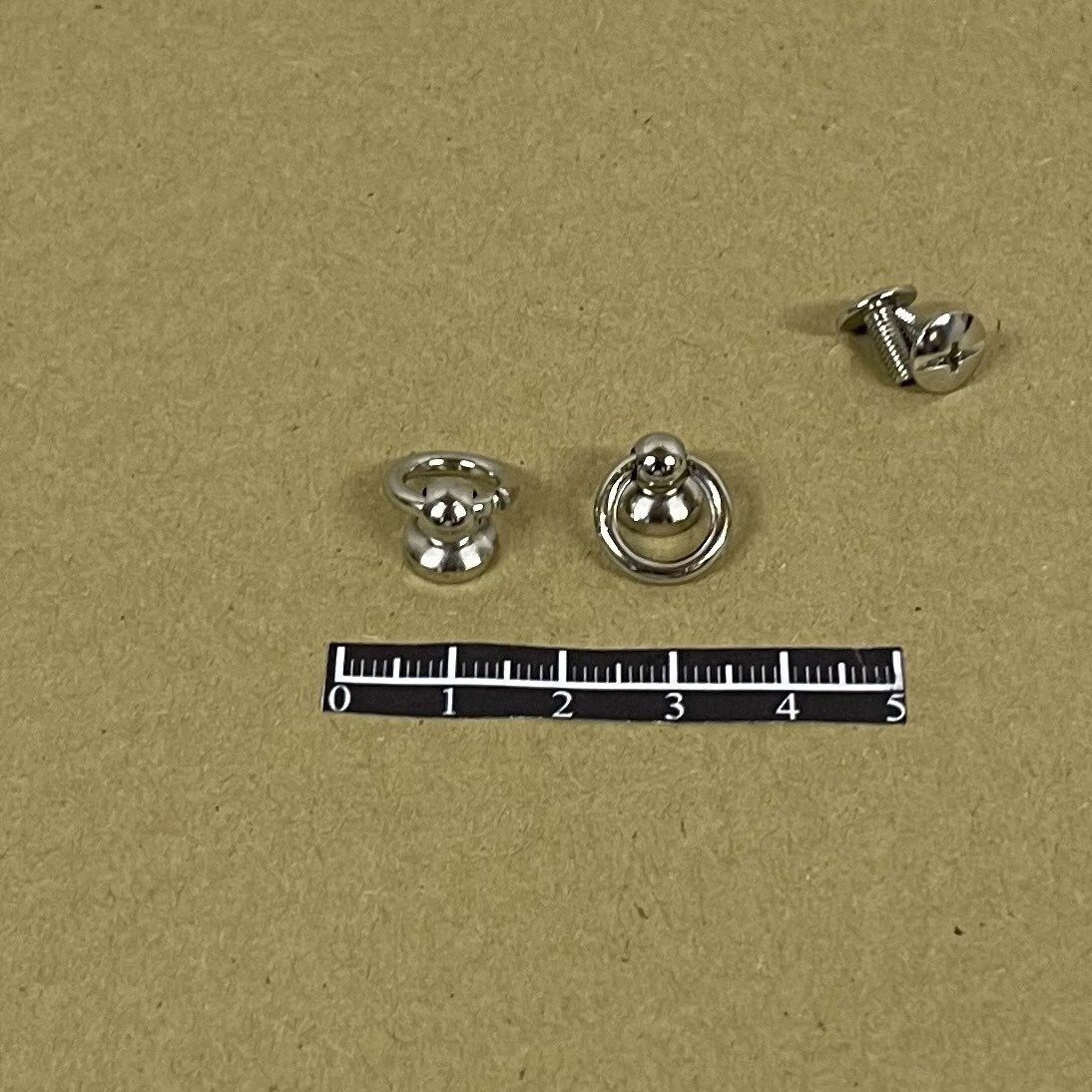 Bouton cartouchière 2046 - x 2 Bouton cartouchière 2046 - x 2, Finition: Nickel