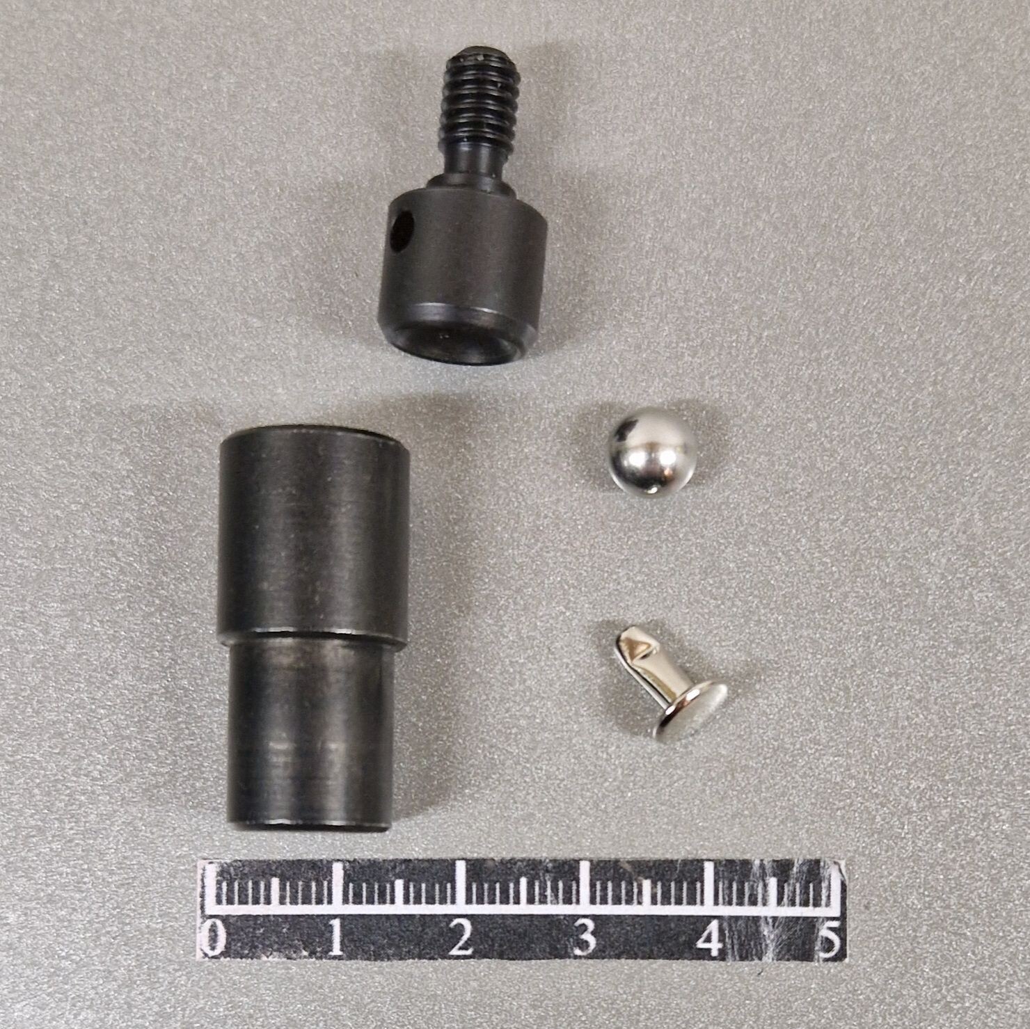 Kit de pose rivet sphérique Ø7mm double Kit de pose rivet sphérique Ø7mm double