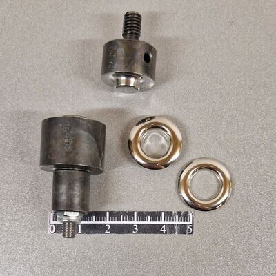 Kit de pose œillet bombé Ø9,5mm double Kit de pose œillet bombé Ø9,5mm double