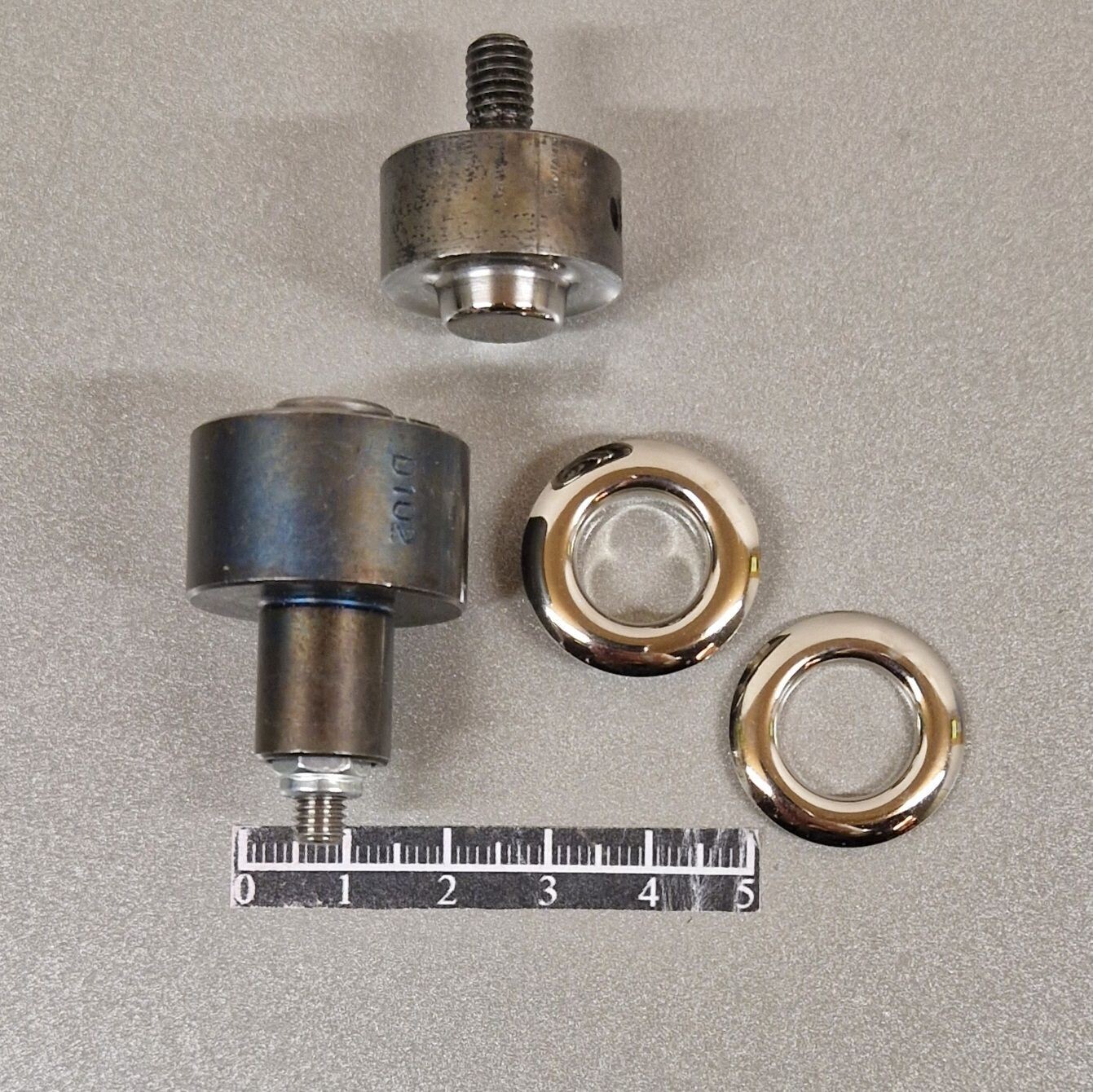 Kit de pose œillet bombé Ø12mm double Kit de pose œillet bombé Ø12mm double