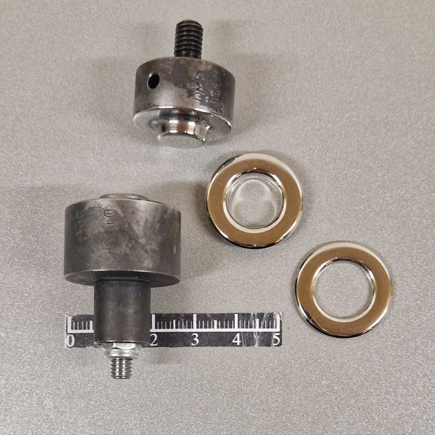 Kit de pose œillet plat Ø12mm double Kit de pose œillet plat Ø12mm double