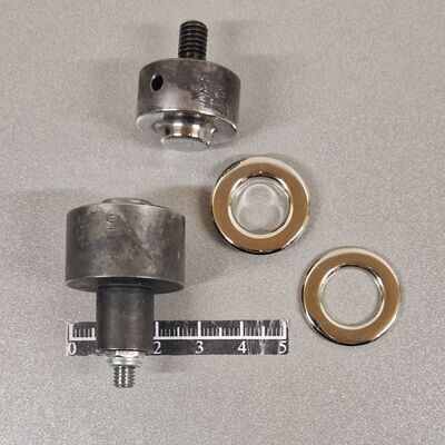 Kit de pose œillet plat Ø12mm double