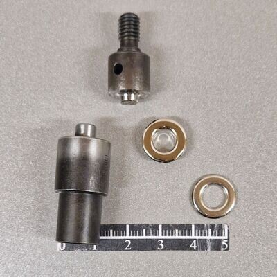 Kit de pose œillet plat Ø6,20mm double