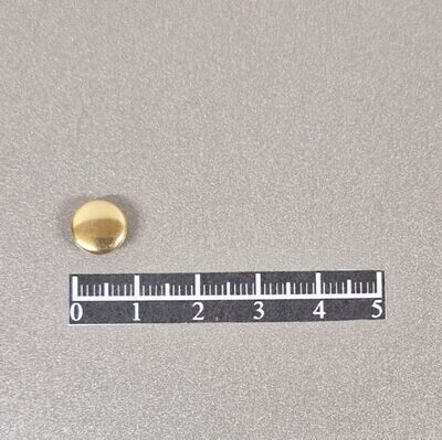 Ensemble pression Ø8,8mm Laiton Doré - x 50 Ensemble pression Ø8,8mm Laiton Doré - x 50