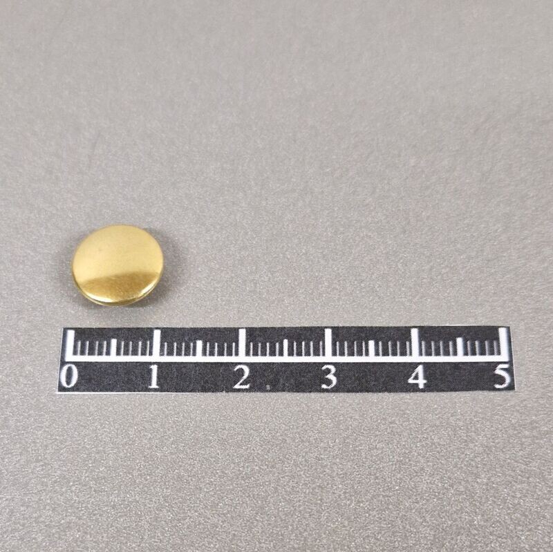 Ensemble pression Ø10,5mm Laiton Doré - x 50