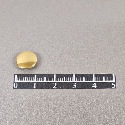 Ensemble pression Ø10,5mm Laiton Doré - x 50 Ensemble pression Ø10,5mm Laiton Doré - x 50