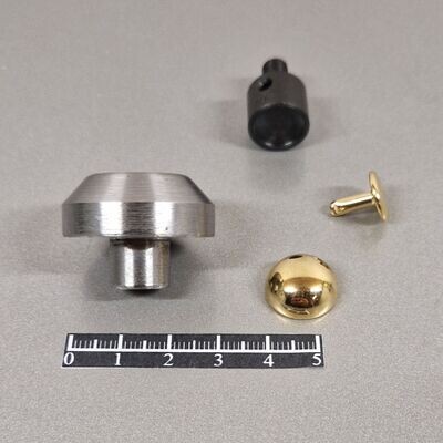 Kit de pose rivet demi-lune Ø14mm Kit de pose rivet demi-lune Ø14mm