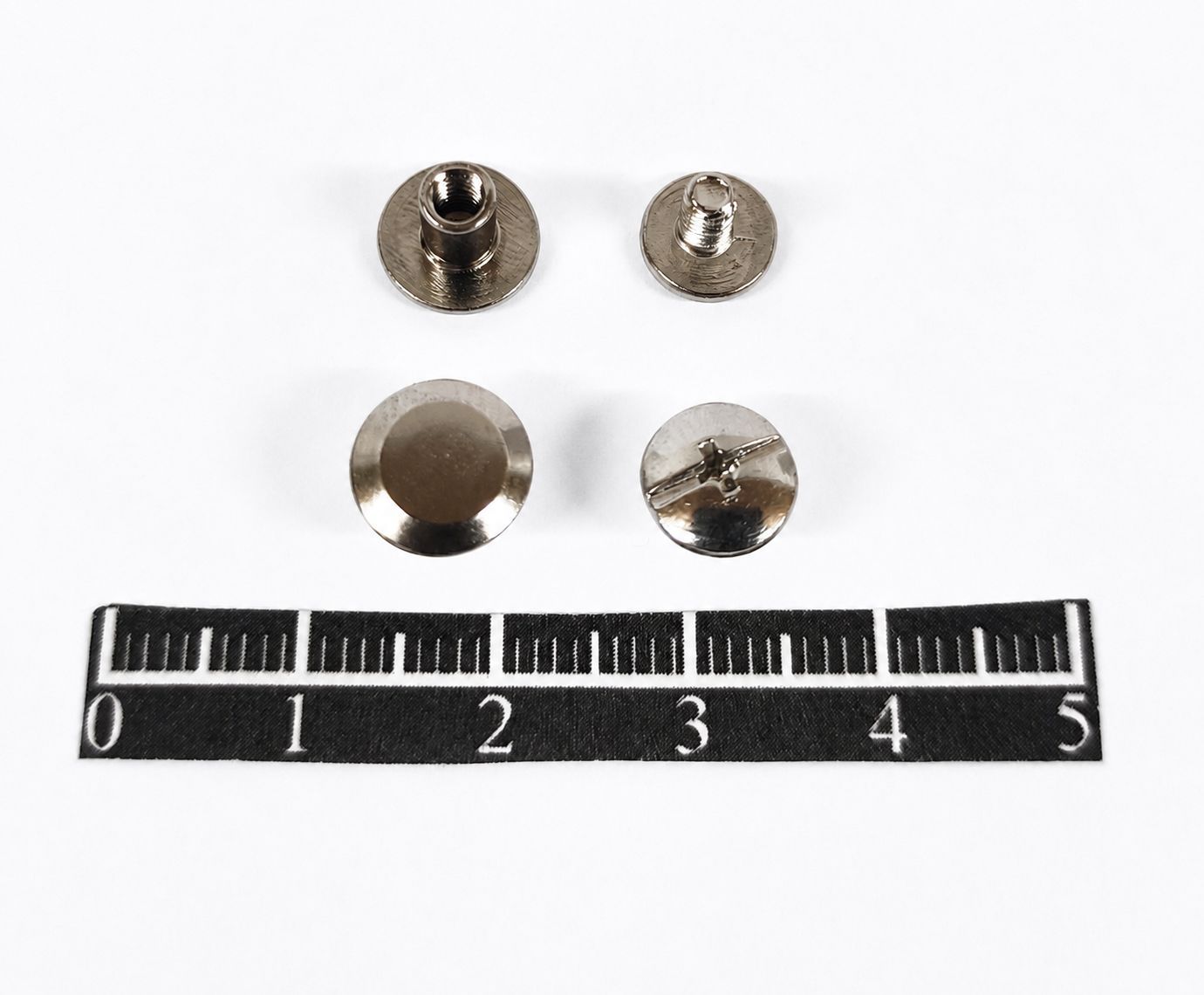 Vis jumelle 5x9 Acier Nickel - x 20