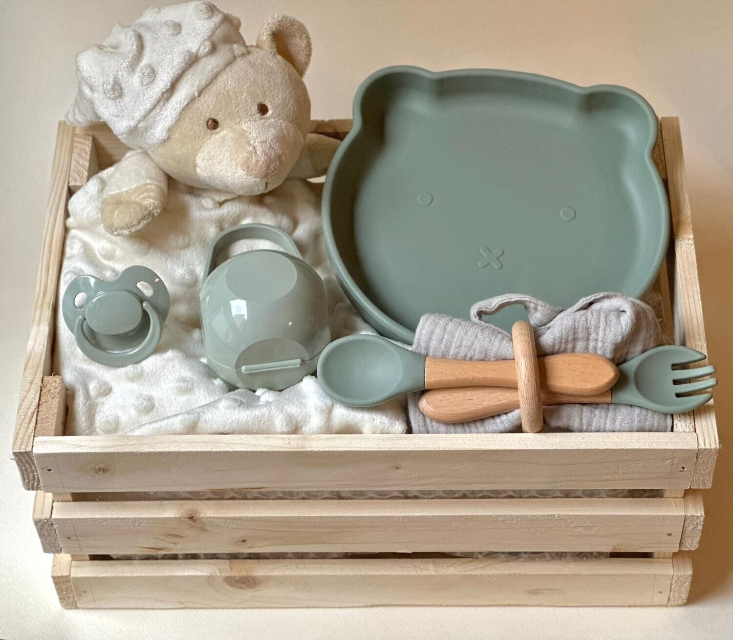 CESTA PLATO VERDE