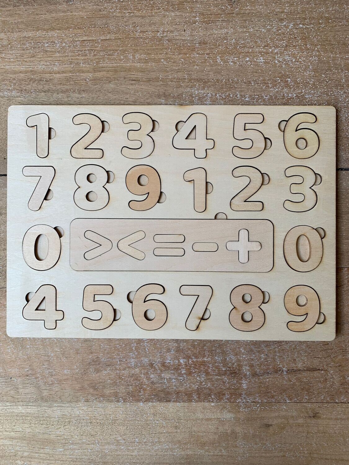 PUZZLE NUMÉRICO MONTESSORI