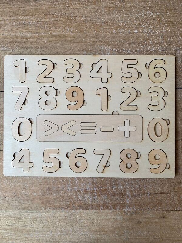 PUZZLE NUMÉRICO MONTESSORI