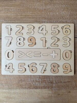 PUZZLE NUMÉRICO MONTESSORI