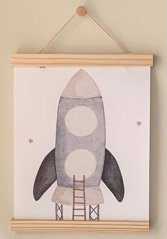 LAMINA OSO ASTRONAUTA CON MARCO MAGNETICO