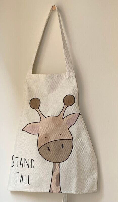 DELANTAL INFANTIL JIRAFA
