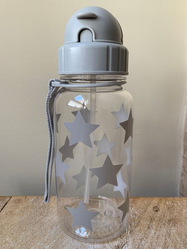 BOTELLA PLASTICO ESTRELLAS
