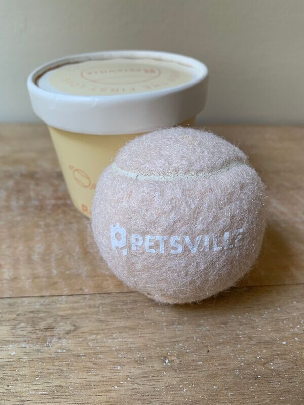 PELOTA TENIS PARA MASCOTAS BEIG