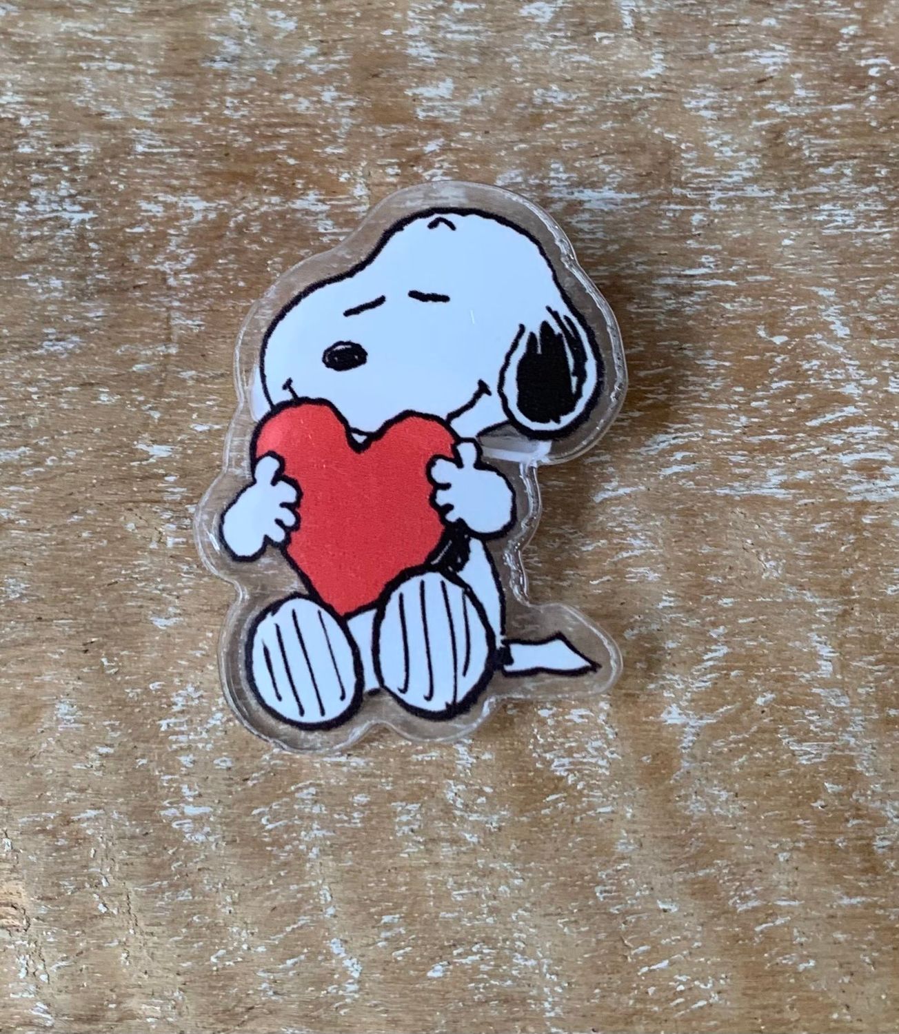 PIN-BROCHE INFANTIL SNOOPY CORAZON