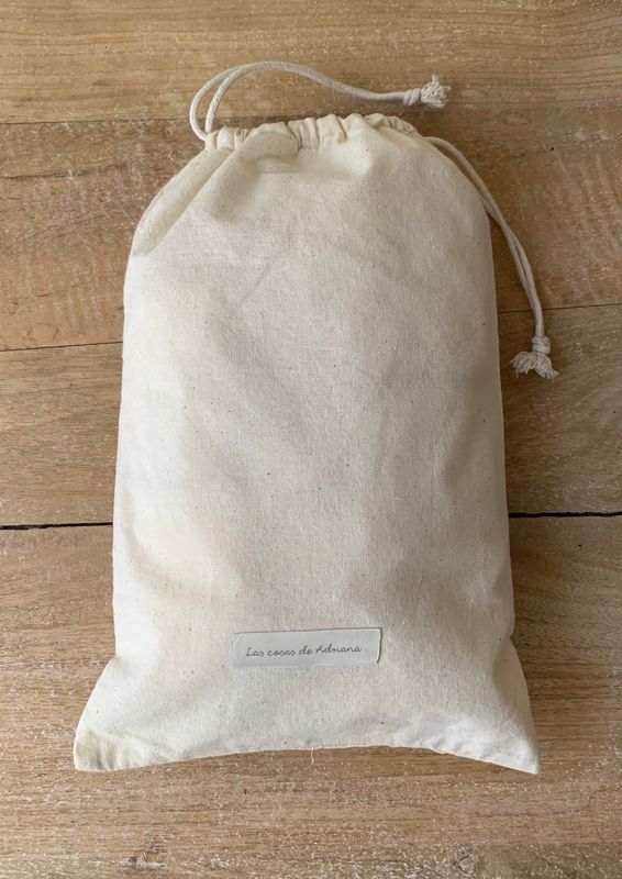 BOLSITA DE ALGODÓN BEIGE