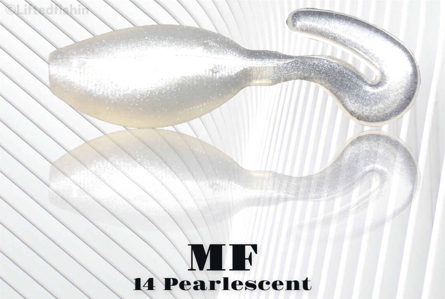 14 Pearlescent (Non Bleed) liquid plastic colorant by MF for soft bait making