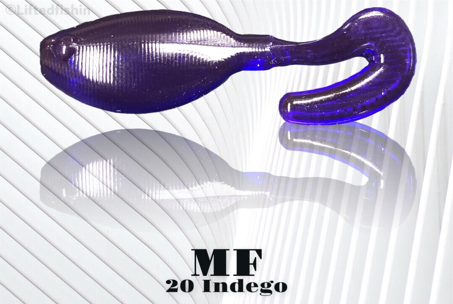 20 Indigo (Black-Grape) liquid plastic colorant by MF for soft bait making