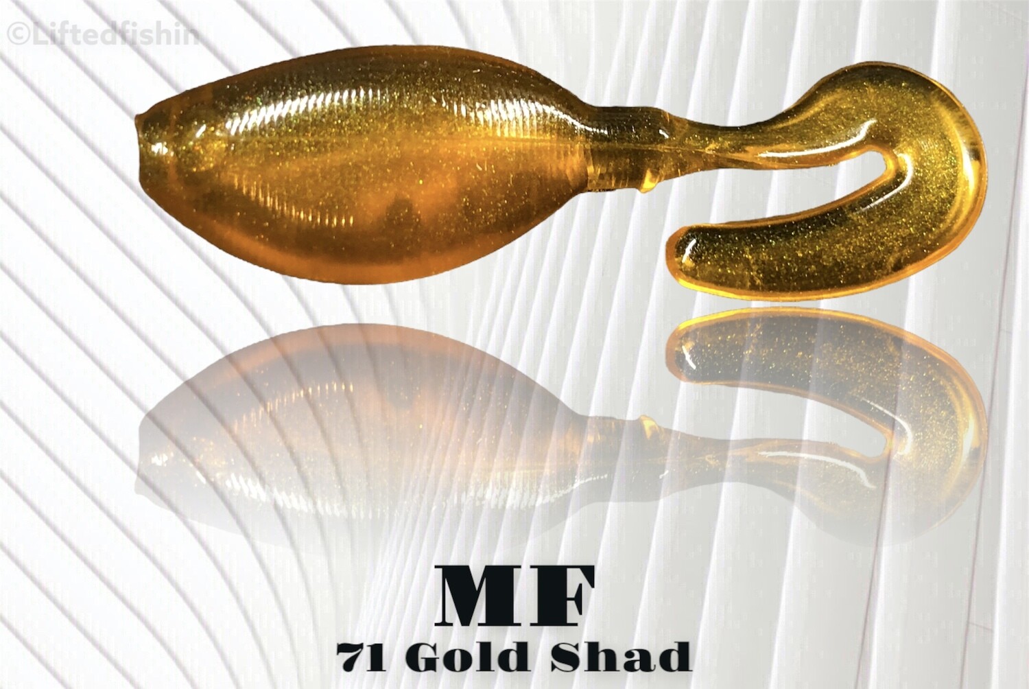71 Gold Shad liquid plastic colorant by MF for soft bait making