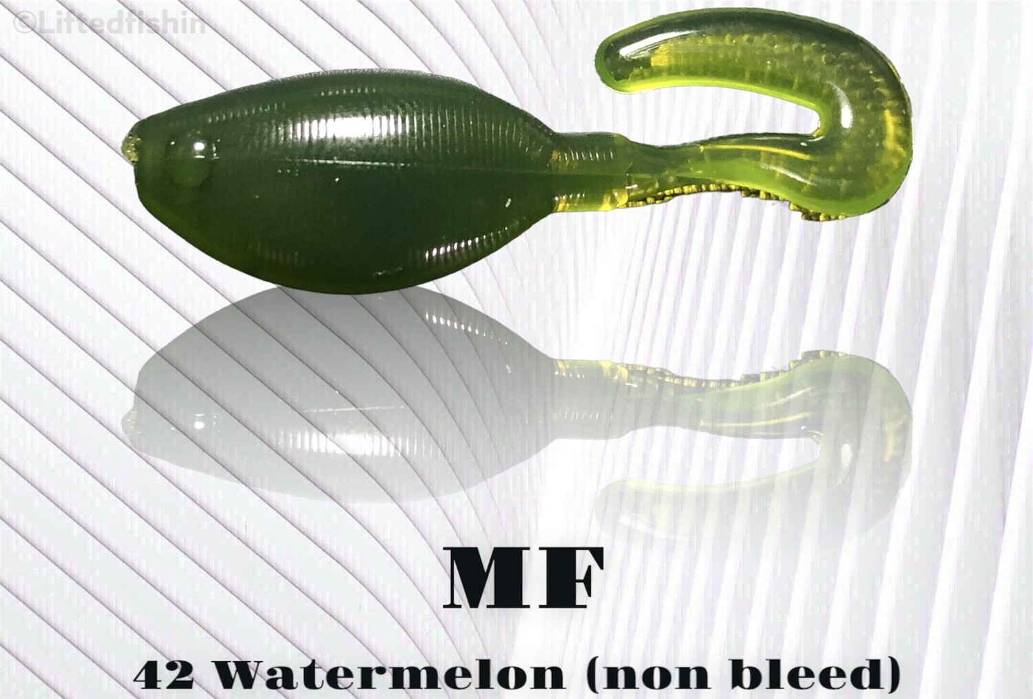 42 Watermelon (non-bleed) liquid plastic colorant by MF for soft bait making