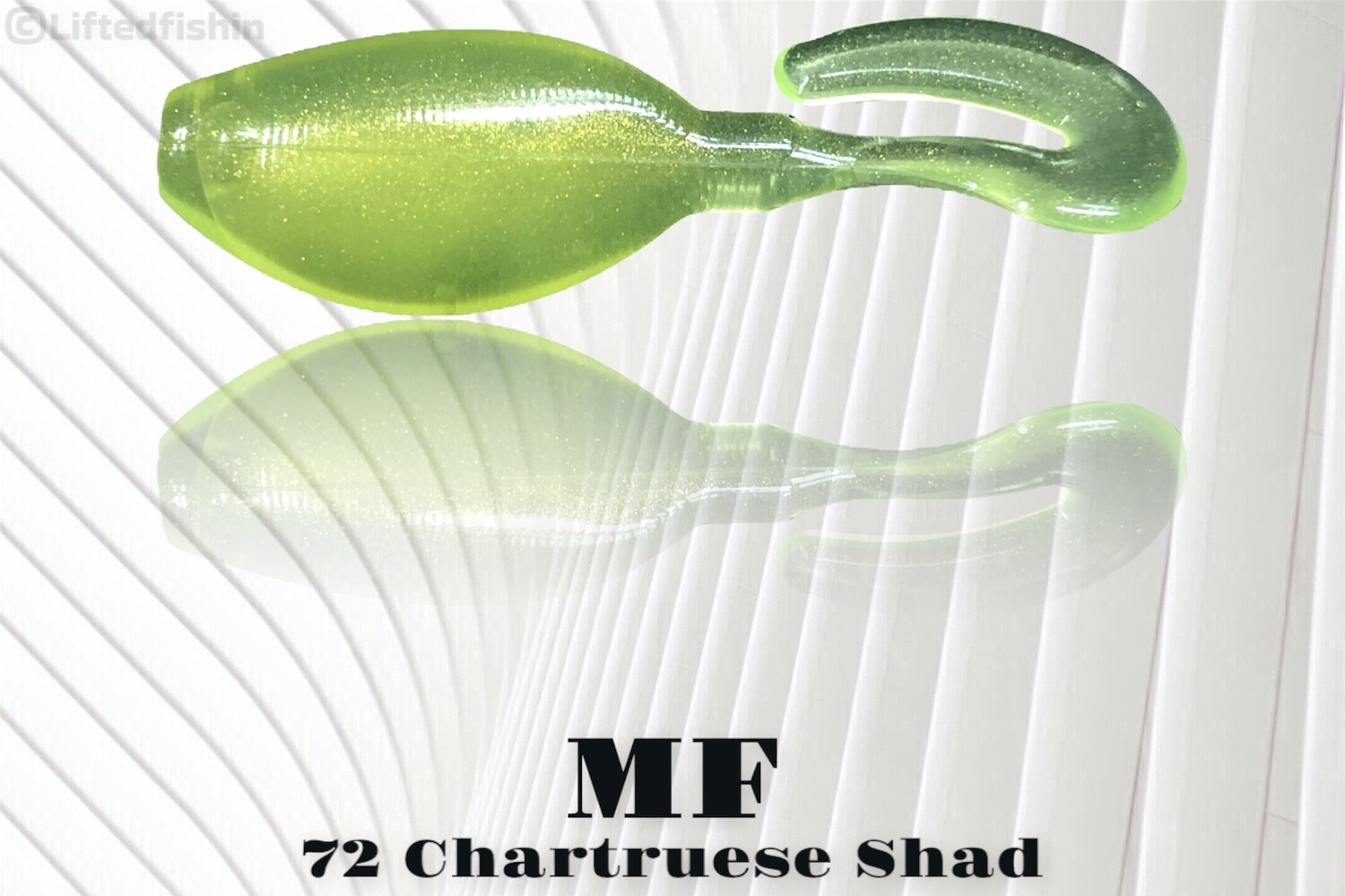 72 Chartreuse Shad liquid plastic colorant by MF for soft bait making