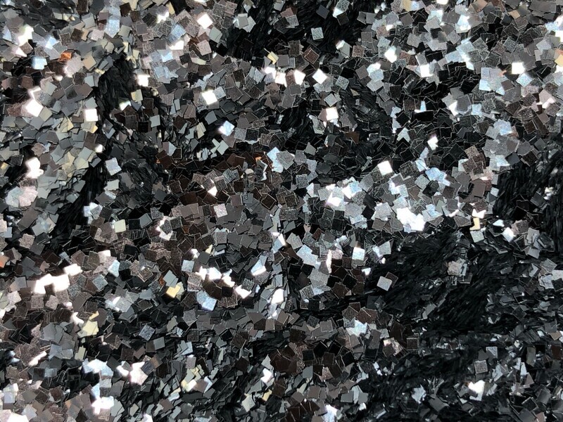 Square Cut Polyester Glitter .062, Color: 861S Silver, Weight: 2 oz