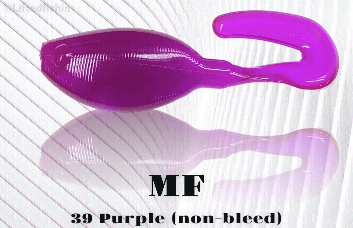 39 Purple (non-bleed) liquid plastic colorant by MF for soft bait making