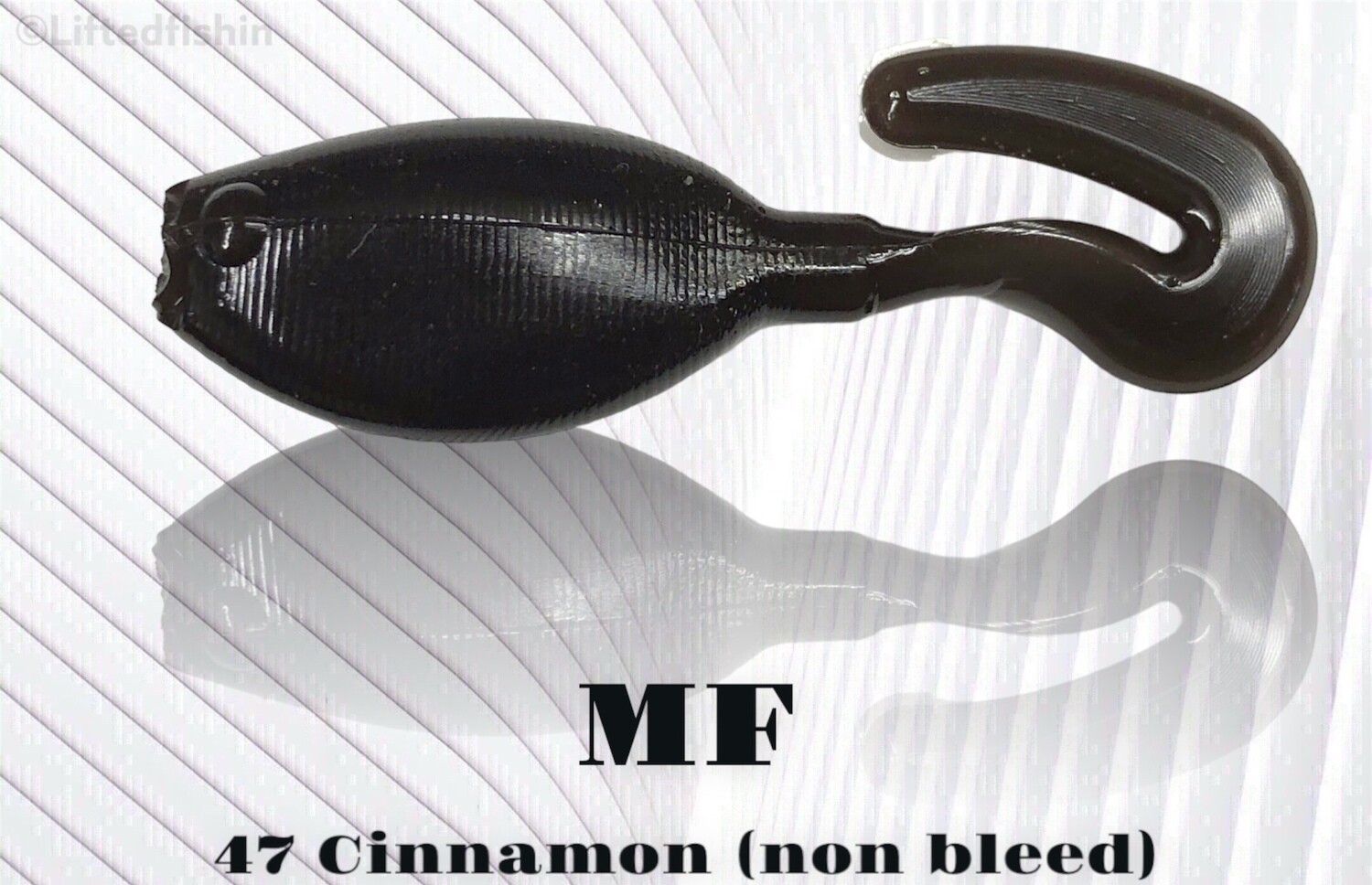 47 Cinnamon (non-bleed) liquid plastic colorant by MF for soft bait making