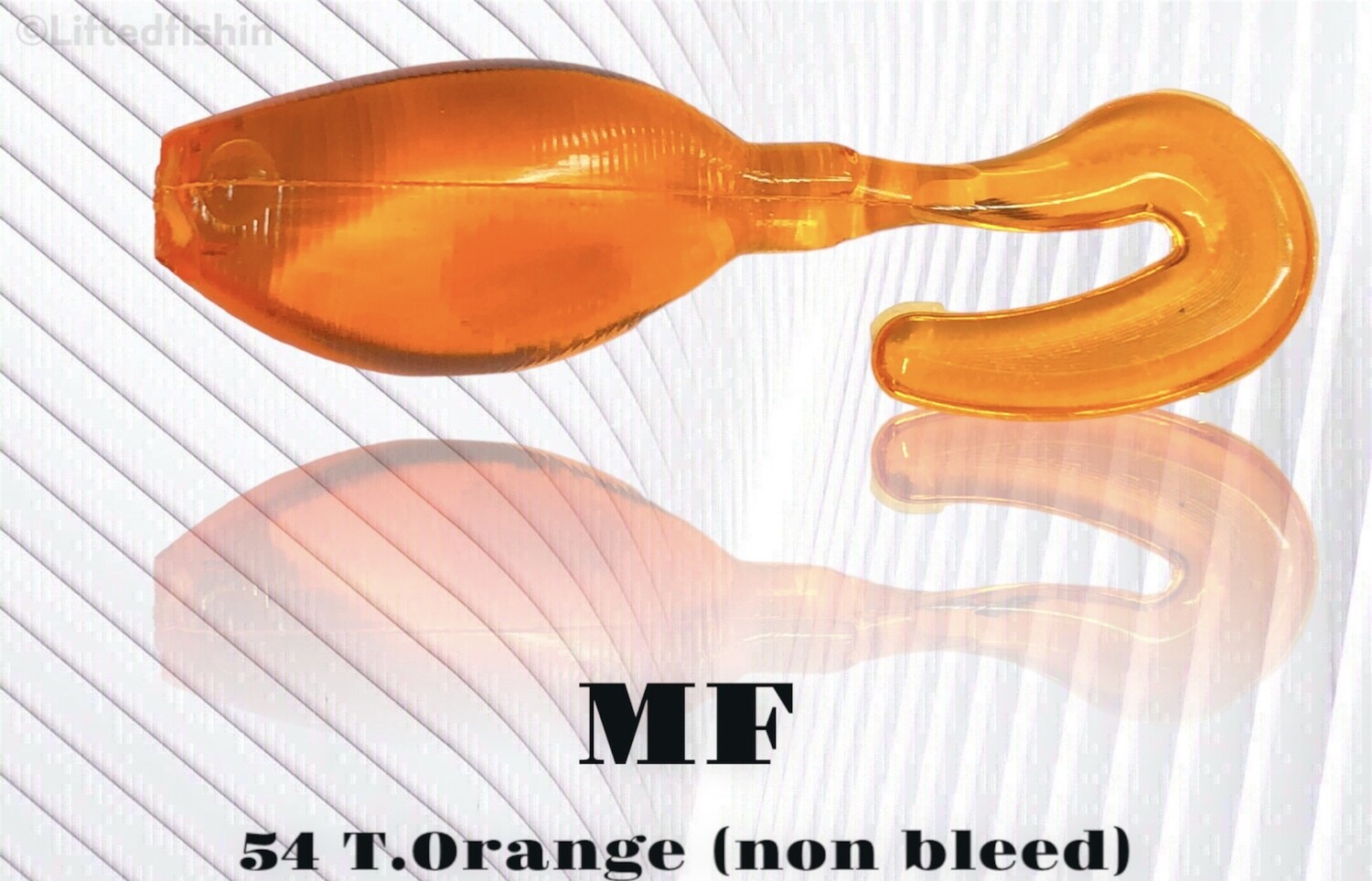 54 Transparent Orange liquid plastic colorant by MF for soft bait making