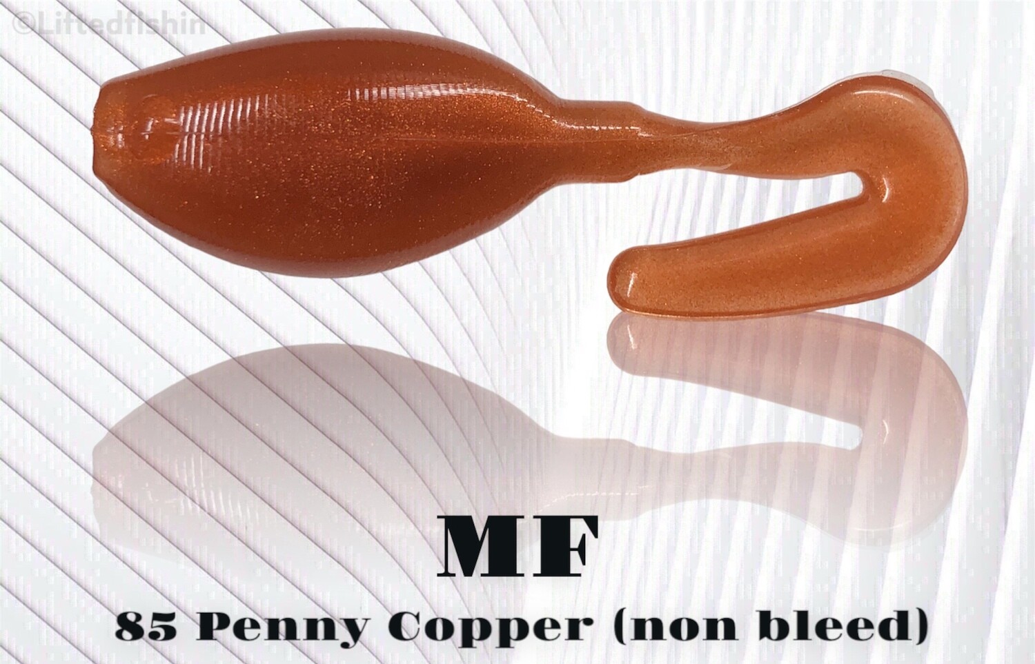 85 Penny Copper (non-bleed) liquid plastic colorant by MF for soft bait making