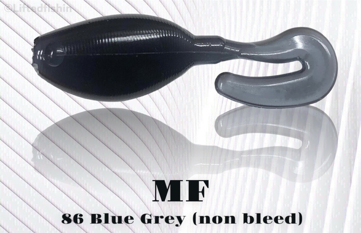 86 Blue Gray (non-bleed) liquid plastic colorant by MF for soft bait making