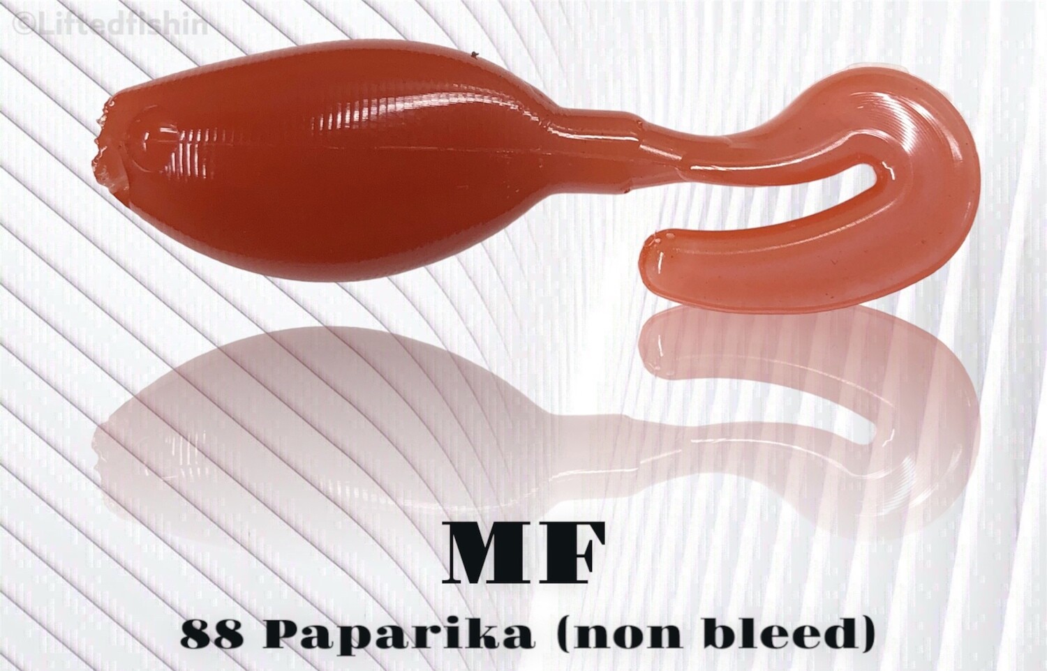 88 Paparika (non-bleed) liquid plastic colorant by MF for soft bait making