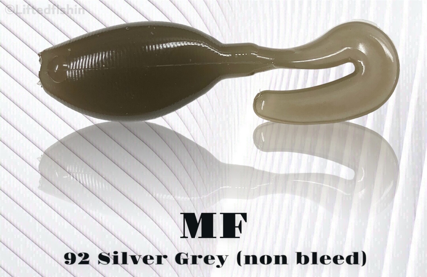 92 Silver-Gray (non-bleed) liquid plastic colorant by MF for soft bait making